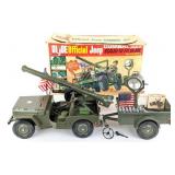 Vintage Hasbro GI Joe Official Jeep Combat Set w/