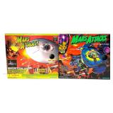 (2) 2 1996 Mars Attacks Flying Saucer