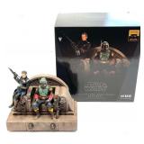 Star Wars Boba Fett and Fennec Shand on Throne