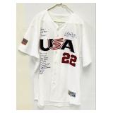 Roger Clemens Signed USA Jersey