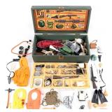 Vintage Hasbro GI Joe Footlocker w/ Accessories, O