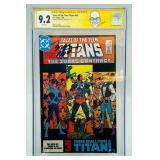 DC Comics Tales of the Teen Titans #44 CGC Signed