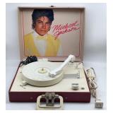 1984 Vanity Fair Michael Jackson Record Player