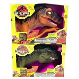 (2) 1997 The Lost World Jurassic Park Puppets