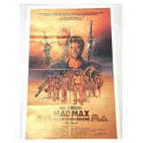1985 Mad Max Beyond Thunderdome Movie Poster