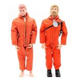 (2) Vintage Hasbro GI Joe Action Pilot w/ Orange J