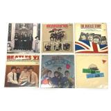 (6) Beatles Vinyl LP Records