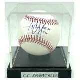 C.C. Sabathia Signed Rawlings Baseball