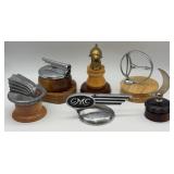 Lot of 6 Original Collectible Radiator Cap Hood Ma