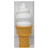 Giant Safe-T Cup Blow Mold Lighted Ice Cream Cone