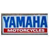 6ft Custom Yamaha Motorcycles Embossed Lighted Sig