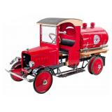 Custom Red Crown Gasoline Tanker Truck Pedal Car