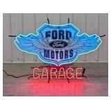 Custom Ford Motors Garage Neon Sign