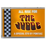 Custom Pontiac GTO The Judge Lighted 2-Sided Sign