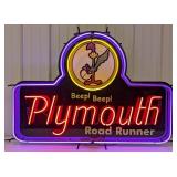 Custom Plymouth Road Runner Neon Sign