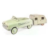 Custom BMC Thunderbolt Pedal Car w/ Travel Trailer