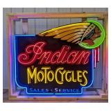 5ft Custom Indian Moto Cycles Neon Sign