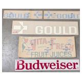 (5) Vintage Unused Race Car Sponsorship Decals