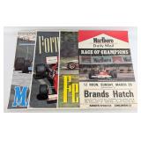 (4) Vintage Formula 1 Racing Posters