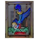 5ft Custom Plymouth Road Runner Neon Sign
