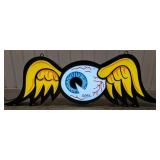 6ft Custom Von Dutch Flying Eyeball Lighted Sign