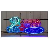 Custom Ford Cobra Jet Neon Sign