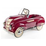 Restored Steelcraft Chrysler Airflow Pedal Car