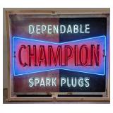 5ft Vintage SST Champion Spark Plugs Neon Advertis