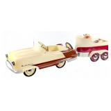 Restored Garton Kidillac Pedal Car w/ Custom Horse