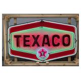 Over 7ft SSP Texaco Tomahawk Neon Sign