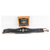 Vintage Buco Motorcycle Leather Kidney Belt & Harl