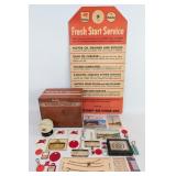 Collection Of Vintage Mobil Gas Station Promotiona