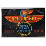 Vintage SST Red Jacket Water Products Sign w/ Nati
