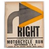 1930s-1940s Nation Jack Pine Motorcycle Run Right