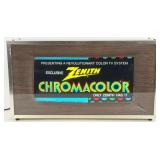 Vintage Zenith Chromacolor TVs Lighted Motion Coun