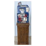 25ï¿½ Mills Castle Front Slot Machine w/ Stand