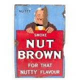 SSP Smoke Nut Brown Tobacco Advertising Sign w/ Gr