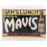 Nearly 4ft Vintage SST Mavis Chocolate Drink Soda