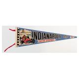 Vintage Indianapolis 500 Speedway Felt Racing Penn