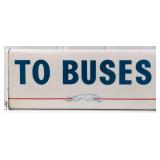 Vintage Greyhound Bus Lines "To Buses" Lighted S