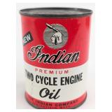 Full Vintage Indian Motorcycle Two Cycle Engine Oi