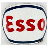 Vintage SSP Esso Service Station Curved Visible Ga