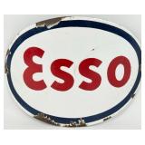 Vintage ESSO Service Station Curved Visible Gas Pu