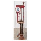 Early Milwaukee Tank Works Self Measuring Gas Pump