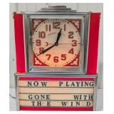 Vintage Durable Sign Co. Art Deco Lighted Advertis