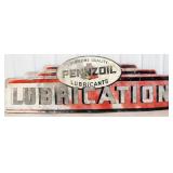 6ft Vintage SST Pennzoil Lubrication Sign
