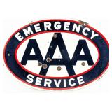 Vintage DSP Emergency Service Sign