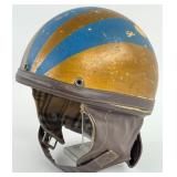 Vintage Racing Helmet w Period Custom Paint Job /