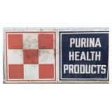 6ft Vintage SST Purina Health Products Embossed Si