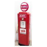 Restored Vintage Wayne Model 70 Atlantic Gas Pump